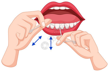 牙线背景图片