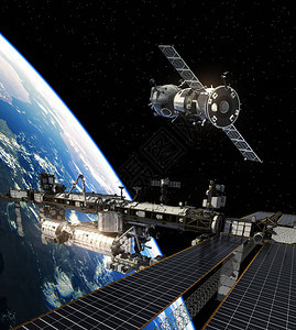 国际空间站和航天器3图片