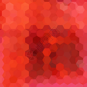 带有红色橙色六边形的矢量背景可用于封面设计书籍设计网站图片