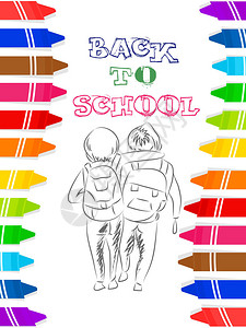 Backtoschool的创意矢量摘要图片