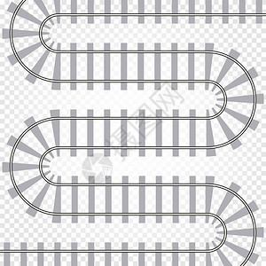 铁路轨道矢量说明铁路列车与世隔图片