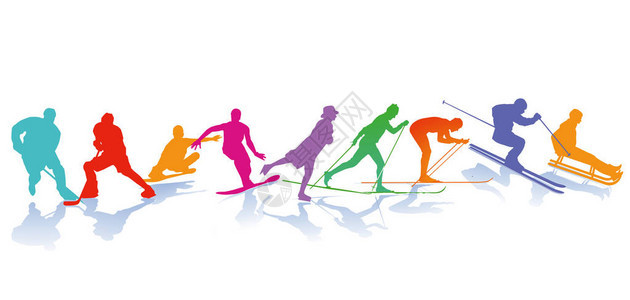 冬季运动滑冰滑雪图片