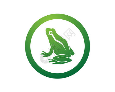青蛙动物标志和符号矢量青蛙动物标图片