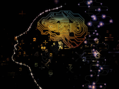 作为计算机科学人工智能和通信主题的隐喻比图片