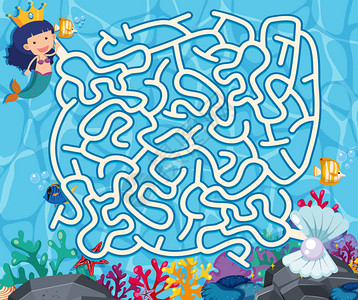 水下迷宫益智游戏插图图片