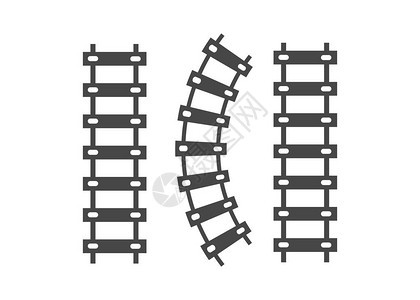 铁路列车轨道矢量火车图片