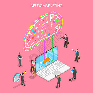 神经营销数字竞争商业营销策略人工智能人工智能的等距图片