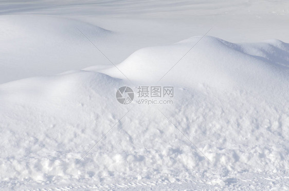 新鲜的雪盖特写圣诞抽象背图片