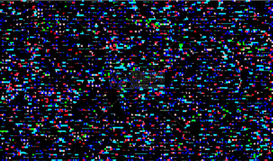 毛刺纹理像素噪声测试电视屏幕数字VHS背景错误计算机视频抽象的损伤8位的魔术图片