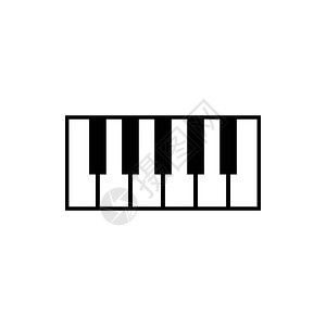 钢琴标识图形设计图片