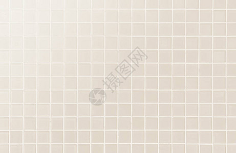 白色或奶油色的陶瓷墙地砖抽象背景为卧室的装饰设计几何马赛克纹理背景广告横幅海报或网页的背景图片