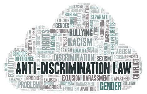 反歧视法歧视类型词云仅用文本制作的Wor图片