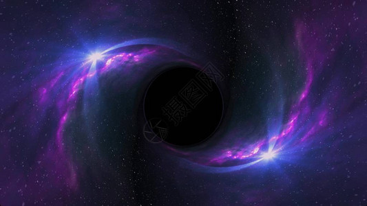 黑洞拉出恒星空间时空漏斗坑插图背景新质量的普世科学凉爽背景图片