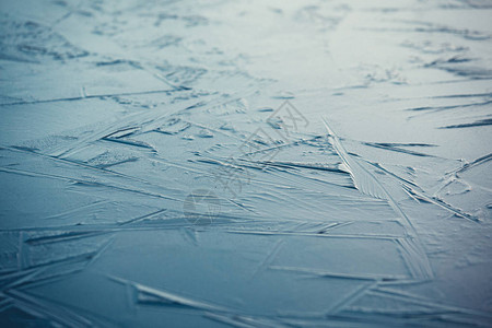抽象蓝色冻冰背景图片