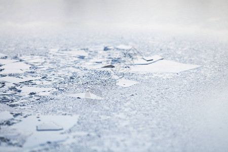 抽象蓝色冻冰背景图片