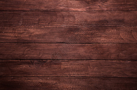 带有结和钉孔的复古棕色木材背景纹理旧漆木墙棕色抽象背景老式木制深色水平板带有复制空间的前视图图片