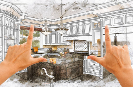 制作自定义厨房设计图图片