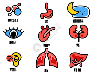 内脏图标科医院室图标图片