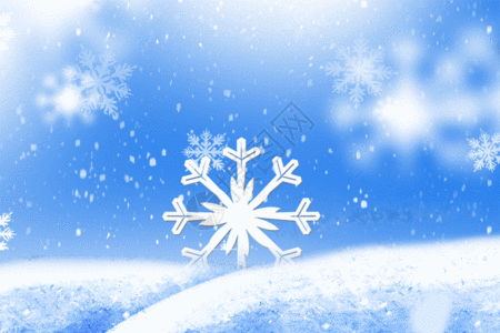 下雪节气GIF图片