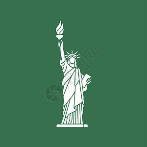 自由女神像纽约的地标美国的象征图片