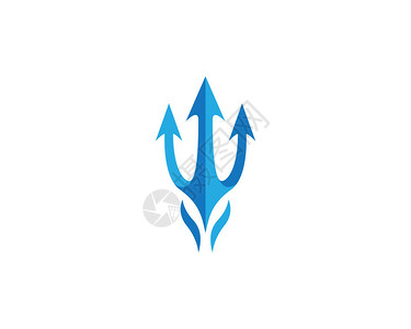 男装logo三叉戟Logo模板矢量图标插画设计插画