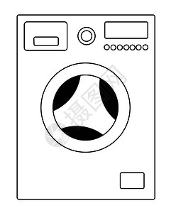 洗衣机矢量EPS10图片