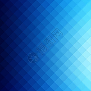蓝色方形网格马赛克背景创意设计模板图片