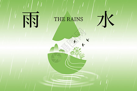 创意滴雨背景背景图片