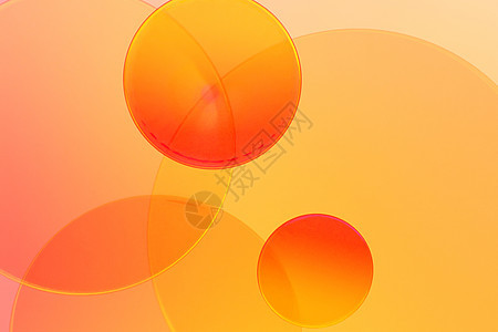 橙色抽象玻璃背景图片