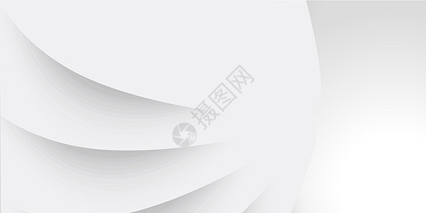 商务PPT素材白色曲线背景设计图片
