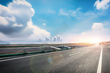 公路背景大气唯美创意道路设计图片