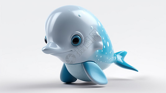 可爱3D小海豚高清图片