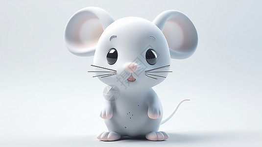 3D可爱小老鼠图片