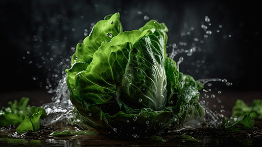 新鲜的蔬菜水珠照片素材高清图片