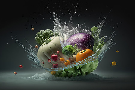 多种蔬菜创意图片