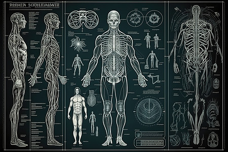 人体分解图图片