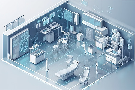 2.5D科技智能医疗保健治疗中心图片