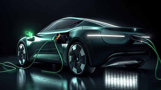 新能源车绿色科技高清图片
