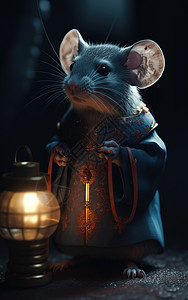 生肖之子鼠背景图片