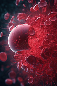 微观血液细胞图片