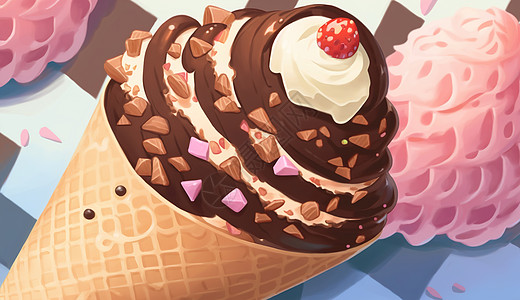 冰淇淋插图图片