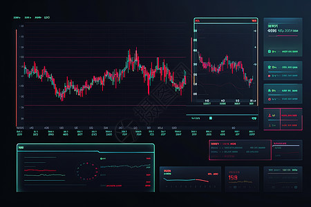 金融股市图表图片