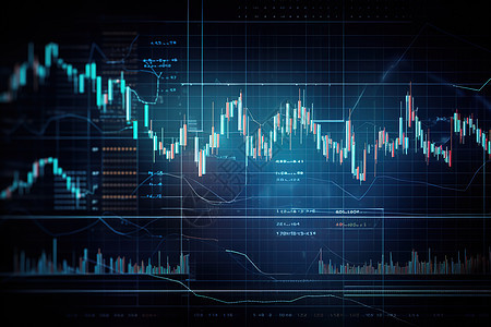 股市线条数据图片