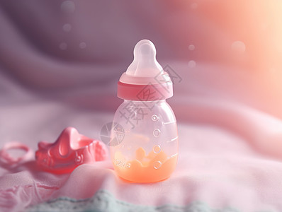 可爱透明奶瓶图片