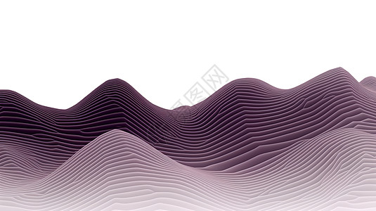 褐色波浪线条山脉图片
