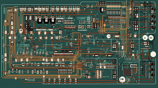 电路板示意图图片