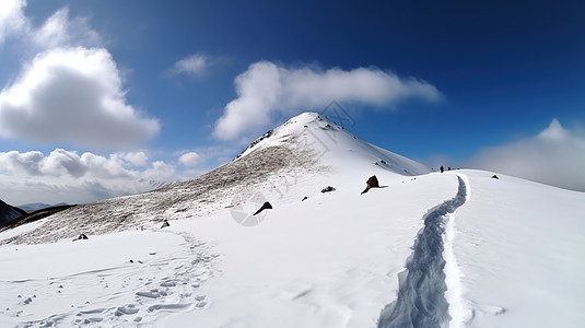 雪山山脉图片