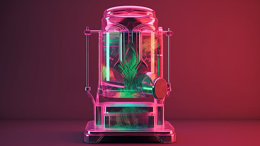 镭射激光透明榨汁机图片