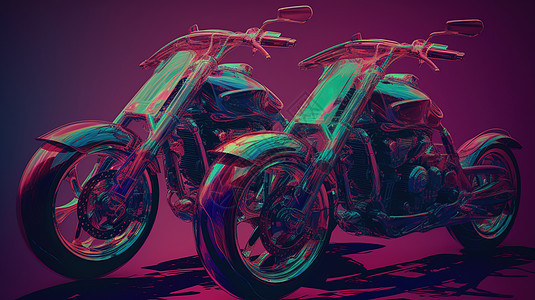 镭射激光金属摩托车图片