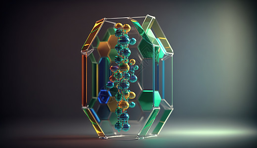分子结构3D图片